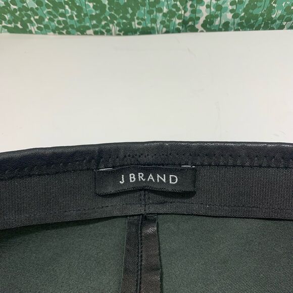 J Brand - Edita Lamb Leather Style L8007 Stretch Waist Leggings Size Small - Picture 14 of 16